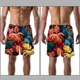 thumbnail image 3 of luoweisi Men's Beach Shorts Quick Dry Swim Trunks with Mesh Lining Tropical Leaves L, 3 of 5