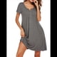 thumbnail image 2 of Camisones para Mujer, de Corta, con Bolsillos y Estampado Floral. Fresno de Flor Mediana L, 2 of 6