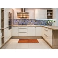 thumbnail image 6 of Ahgly Company Machine Washable Indoor Rectangle Transitional Neon Orange Area Rugs, 2' x 5', 6 of 7