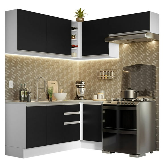 Cocina Integral Completa Modular Madesa Glamy 349cm BN 07