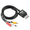 Audio 1.8M Audio Video AV RCA Video Composite Cable Cord For Xbox 360 Slim GamePad