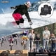 thumbnail image 5 of Rodilleras, Rodilleras Protectoras para Mujeres Adultas/jóvenes, Equipo de Protección Deportiva con Patineta, Patinaje sobre Ruedas, Bicicleta, Scooter, Negro M, 5 of 5