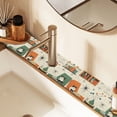 thumbnail image 2 of Yayeee Faucet Mat for Kitchen Sink 14.7" Diatomite Long Splash Guard Pad, Beige Cats Reading, 2 of 7