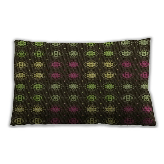Ahgly Company Outdoor Rectangular Contemporary Lumbar Throw Pillow, 13 inch by 19 inch