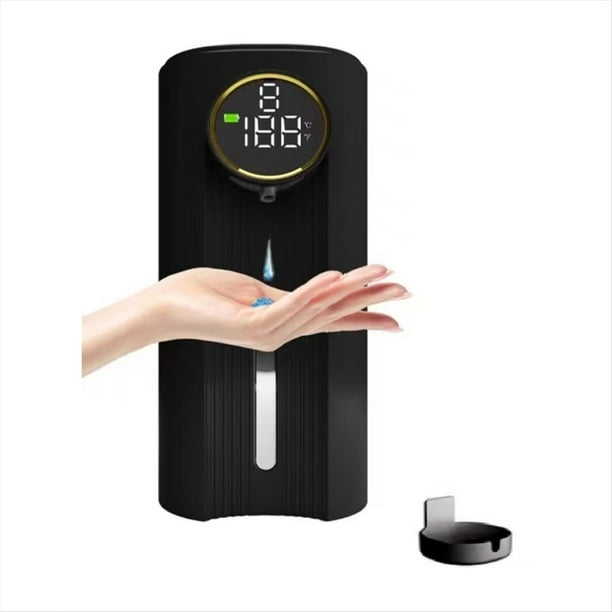 Dispensador Automático de Jabón Espuma Sin Contacto Dispensador Automático de Jabón para Platos Dispensador de Jabón Manos Recarga Eléctrica Inteligente,B