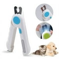 thumbnail image 1 of Dog Cat Nail Clipper ，Cat Nail Trimmer Build-in Pet Nail File with LED Light and Safety Guard, 1 of 7