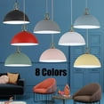 thumbnail image 2 of Semicircle Colorful Metal Pendant Light Fixture for Kitchen Island, Simple Dome Pendant Lighting for Dining Room, Vintage Farmhouse Pendant Lamp, Minimalism Pendant Light for Garage, 2 of 7