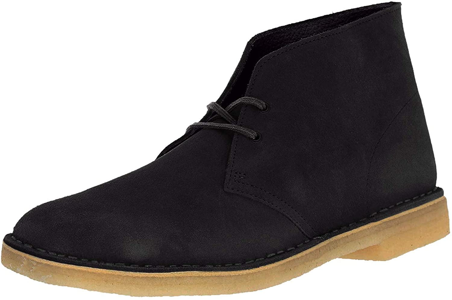 clarks originals desert boot black suede