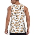 thumbnail image 3 of Easygdp Dachshund Dog Puppy Men's Tank Top, Sleeveless Muscle T Shirts, Breathable, Quick-Dry, Loose for Gym, Running, Fitness - Medium, 3 of 9