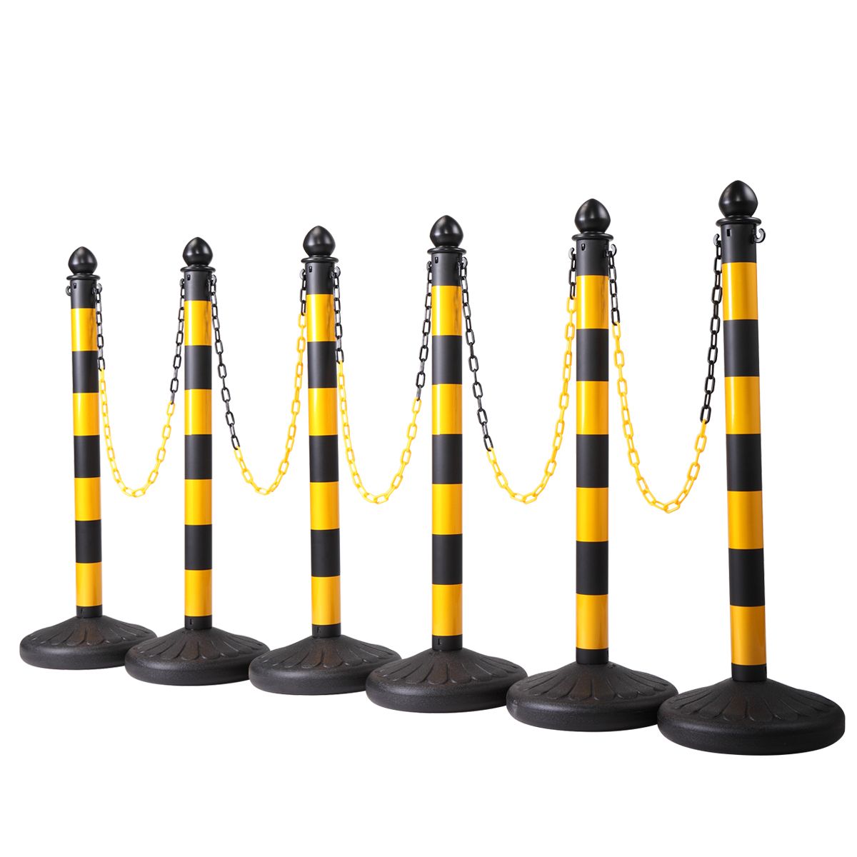 Driveway/Door/Garage Kids Safety Blocker 100 Feet Plastic Safety Barrier Chain with 12 SHooks