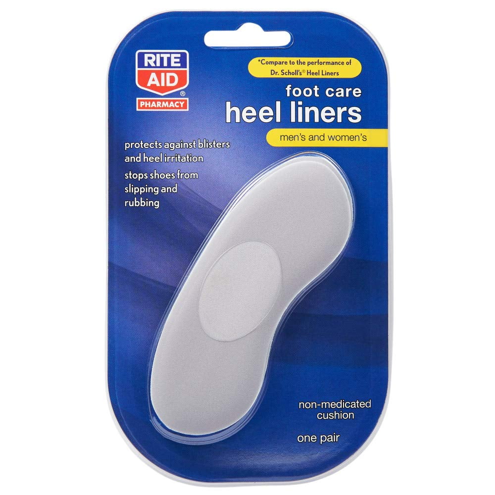 Rite Aid Pharmacy Heel Liners, Men's 