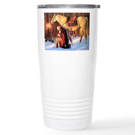 CafePress - George Washington Stainless Steel Travel Mug - Insulated Stainless Steel Travel Tumbler 20 oz.