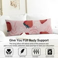 thumbnail image 3 of Strawberry Body Pillow Cover - Soft & Breathable, Hidden Zipper, 20"x54", Kawaii Strawberry & Floral Print - Perfect Gift for Strawberry Lovers, Side Sleepers, Pregnancy Support & Sweet Home Decor, 3 of 7