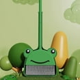 thumbnail image 6 of Broom and Dustpan Set, Upright Standing Brooms for Sweeping Indoor, Light Weight Stainless Steel can be Hung on The Wall, Suitable for Pet Hair, Carpet, Floor(Green)(B), 6 of 7