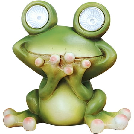 Frog Solar Lamp Lights Outdoor Decorative Ground Animal Lawn Figurines Decoration
