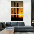 thumbnail image 2 of ARTCANVAS NASA Rocket Launch Pad Sunset Canvas Art Print - Size: 60" x 40" (1.50" Deep) (3-Piece), 2 of 9