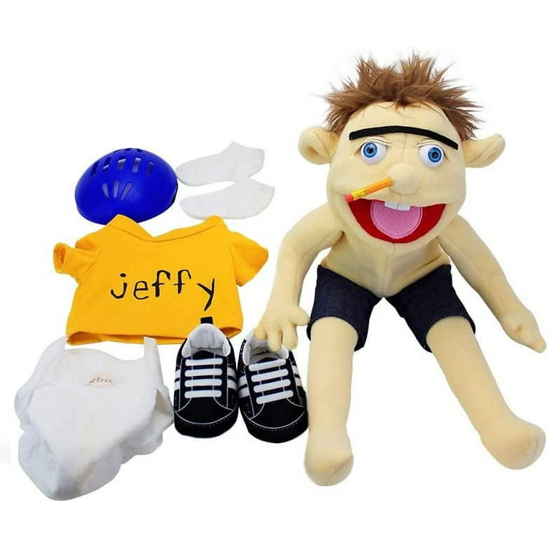 Naievear Jeffy Hand Puppet Toy With Removable Tops Shoes Adventure Game  Figure Doll Plushies Parent-child Interaction Role-play Toy Imaginative  Preten