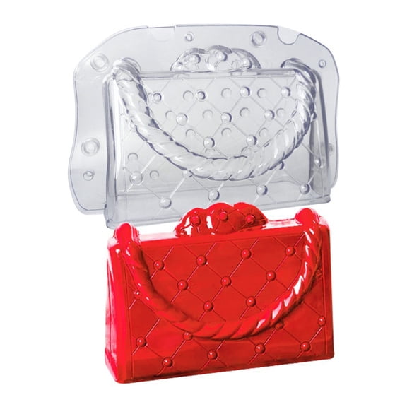 Handbag-Shaped Chocolate Mold 3D Fondant Mould for Birthday Party Cake DIY Supplies Professional Baking Tools Non-sticky