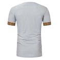 thumbnail image 3 of Waiimak Men Short Sleeve Printing V-Neck Pullover T Shirt Blouse, 3 of 3