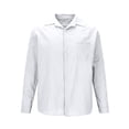 thumbnail image 2 of AherBiu Plus Size Mens Linen Shirts Long Sleeve Button down Lightweight Shirts Fall Solid Casual Beach Shirts, 2 of 5