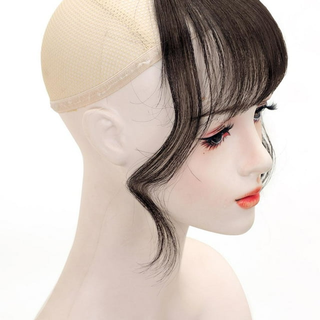 Air Bangs Thin Extension Clip In Fringe Front Hairpiece Hair Accessories Ho
