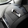 thumbnail image 2 of UKCOCO 2Pcs Black Dashboard Skidproof Pad Car Use Washable Removable Non Magnetic Mat, 2 of 6