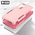 thumbnail image 4 of KOMI for Samsung Galaxy A35 5G Case: Dual Layer Protective Heavy Duty Cell Phone Cover Shockproof Rugged with Screen Protector - Military Protection Bumper Tough - Samsung Galaxy A35 5G 2024, Pink, 4 of 5