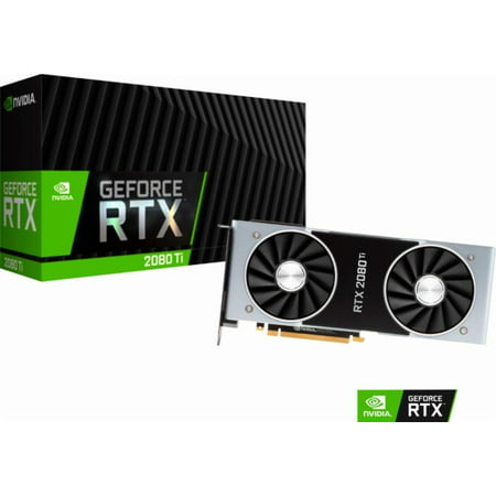 NVIDIA GeForce RTX 2080 Ti Founders Edition 11GB GDDR6 PCI Express 3.0 Graphics (Best Pci 2 Graphics Card)