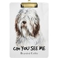 thumbnail image 1 of FMSHPON Bearded Collie Dog Clipboard Hardboard Wood Nursing Clip Board and Pull for Standard A4 Letter 13x9 inches, 1 of 7