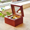 thumbnail image 4 of Slipping Through My Fingers Music Box, Hand Crafted Miniature Walnut Wood Music Boxes, 4 of 4