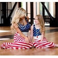 thumbnail image 4 of Mode Adorable Femmes Filles Mère Fille Robes Assorties Été Sans Manches Rayé Robe de Soirée Tenue, 4 of 5