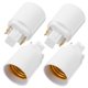 thumbnail image 4 of 4 adaptadores de bombillas G24 a E27, adaptador de portalámparas, convertidor de portalámparas LED para iluminación de oficinas, tiendas y hogares., 4 of 7