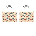 thumbnail image 5 of Handheld Flag Double-Sided Hand Waving Flag 8.2×5.5in Used For Team Activities Or Decoration In Decorative Places Independence Day Theme Elements Star (1) Six Piece, 5 of 8