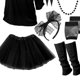 thumbnail image 3 of Conjunto de Piezas Múltiples de Partido Impreso de un Hombro Casual de las Mujeres con Cuello en V Y Longitud Regular, Elegante para Diario, Viajes, Compras, Street Wear, 3 of 4