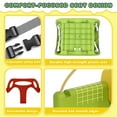 thumbnail image 5 of 3-in-1 Toddler Swing Set with Basketball Hoop and Soccer Goals , Indoor/Outdoor Baby Swing with Foldable Metal Stand, Kids Swing Set for Backyard, Clear Instructions, Easy to Assemble & Store, 5 of 10