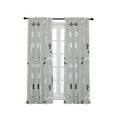 thumbnail image 3 of 3S Brother's Home Décor Curtains BOHO Design Set of 2 Panels Velvet Look Hanging Back Tap and Rod Pocket Décor Nursery Room Bedroom Kitchen Window - Made in Turkey 33Grey (52"Wx108"L), 3 of 6