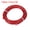 Red, variant on Uxcell Round Braided Leather Cord, Braided Leather Cord String Rope Folded Leather Strip Braiding Light Grey