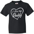 thumbnail image 3 of Inktastic I Love My Daddy in White Chalk Heart Youth T-Shirt, 3 of 5