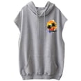 thumbnail image 4 of Xuyuer Women's Fashion Casual Short Sleeve Hawaiian Print Pocket Drawstring Hoodie Top - Relaxed Sweatshirt with Tropical Pattern for Everyday Style, 4 of 5