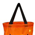thumbnail image 1 of 2Pcs LED Halloween Candy Bags 12in High 10in Wide Pumpkin Style Battery Powered Halloween Party Bags for Party, 1 of 3