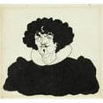thumbnail image 3 of Aubrey Vincent Beardsley 21x20 Black Modern Framed Museum Art Print Titled - Portrait of Whistler in Spanish 17th Century Costume (1892-1898), 3 of 5