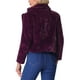 thumbnail image 3 of CHAQUETA CORTA DE PIEL SINTÉTICA SUELTA DE MODA INVERNAL PARA MUJERES CHIC XL PÚRPURA PROFUNDO, 3 of 6