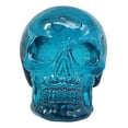 thumbnail image 4 of Red Purple Blue Clear Translucent Gazing Skull Miniature Figurine Acrylic Skulls, 4 of 5