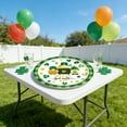 thumbnail image 6 of Loespoir 9in St. Patrick's Day Plates, Clovers-themed Disposable Paper Plates, 24 pieces Party Plates, For Birthday Parties, Baby Showers, Irish Celebration, Festive Tableware(A-24PC), 6 of 6