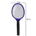 thumbnail image 2 of Deago Electric Fly Swatter Bug Zapper Mosquito Fly Killer Racket for Home Outdoor Safe to Touch with 3 Layer Safety Mesh (Blue), 2 of 9