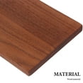 thumbnail image 3 of OFFIGAM Set of 2 Natural Walnut Wood Pieces Light Brown Smooth Finish Ideal for Crafts, Woodworking, Projects and More, 3 of 7