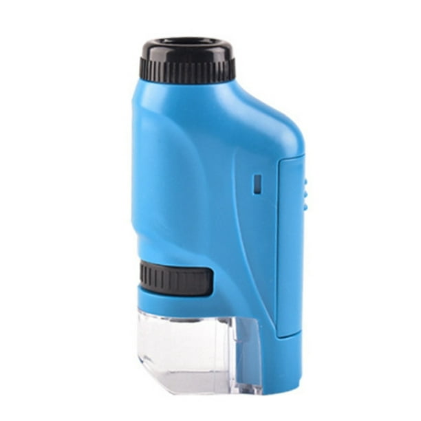Microscopio portátil para niños, microscopio de bolsillo, juguetes científicos, kit de microscopio educativo para niños, regalo para cumpleaños y Navidad.