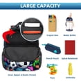 thumbnail image 5 of Football Diaper Backpack with Adjustable Shoulder Strap, Large Capacity, Printed Design, Lightweight | Book Bags, Airport Backpack, School Backpack, 5 of 6
