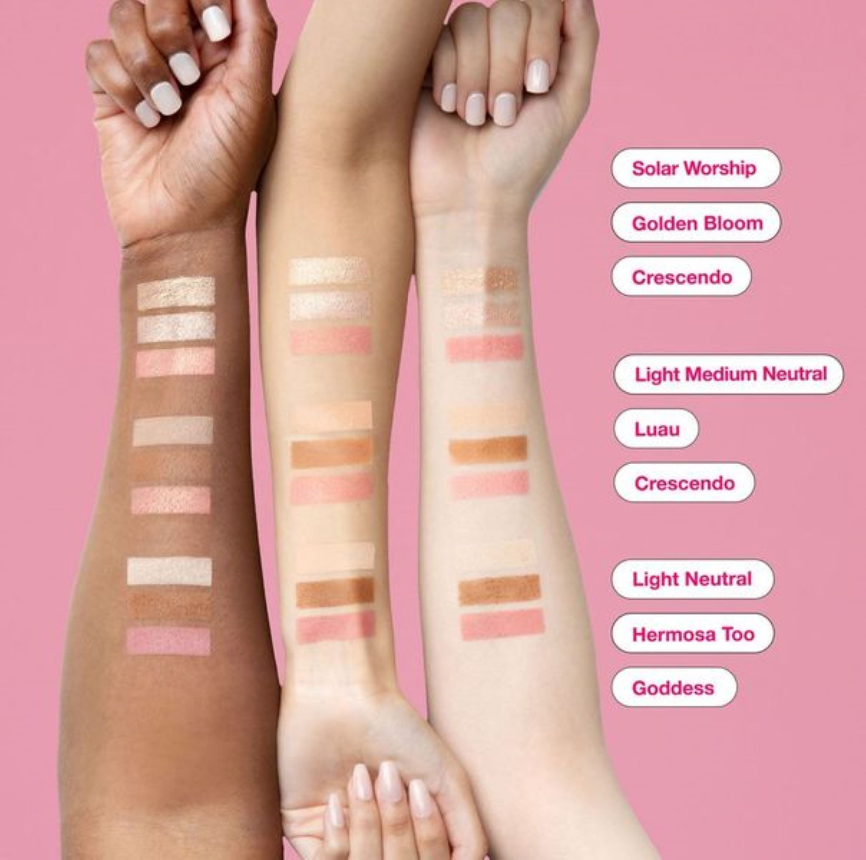 Pretty Smart All-in-one Face Palette 059, Light Medium Neutral Photo Blur Perfect Finish, Luau Talc-Free Bronzer, Crescendo Extra Pretty Pressed Blush, 8g
