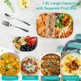 thumbnail image 4 of Heated Lunch Box, 3 in 1 Meal Heating Box (12V / 220V), 1.5L Portable Heated Lunch Box, 40W Heated Lunch Box for Car, Truck, Home or Camping (60W), 4 of 5